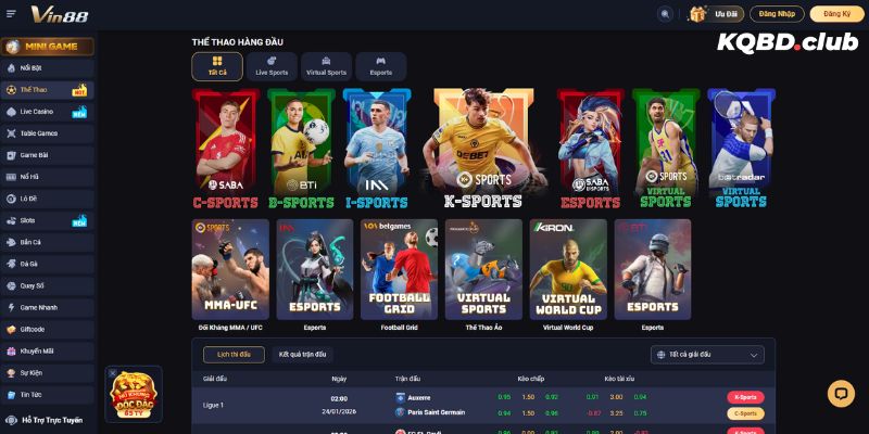 VIN88 chiếm trọn tình cảm của khách hàng nhờ sở hữu kho tàng giải trí siêu hấp dẫn