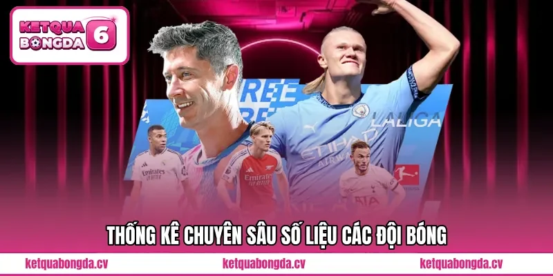 Thống kê chuyên sâu số liệu các đội bóng